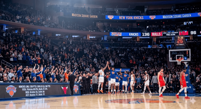 Knicks vs Chicago Bulls Match Player Stats